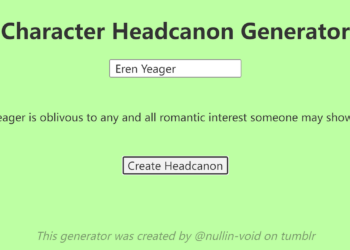 headcanon generator