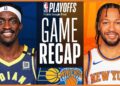 pacers vs knicks match player stats